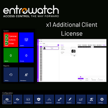 Load image into Gallery viewer, EntroWatch Access Control Software Additional Client License (1 License)
