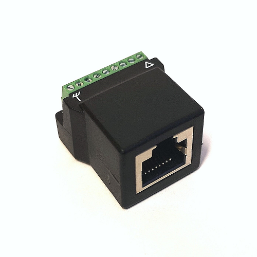 RJ45 to 9 PIN Terminal Block Wiegand Reader Adapter