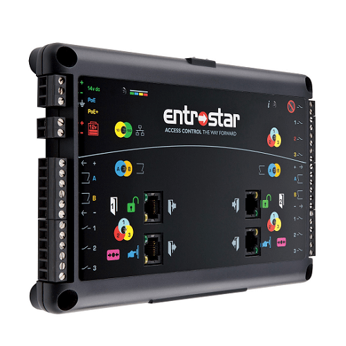 2 Door Access Control System Bundle with Read In Card Readers and Request to Exit (RTE) buttons